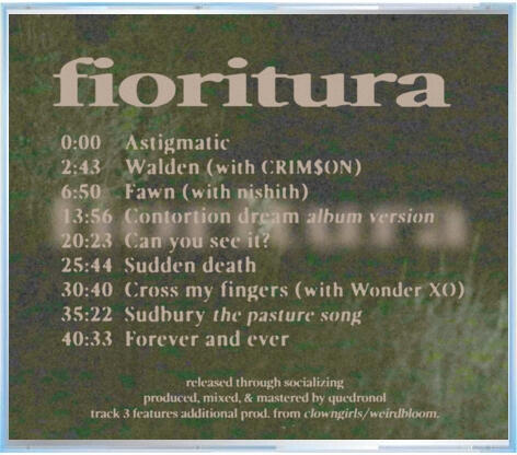 CD back cover CD back cover
